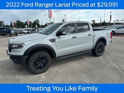 2022 Ford Ranger 4X4 Lariat 4DR Supercrew 5.1 FT. SB