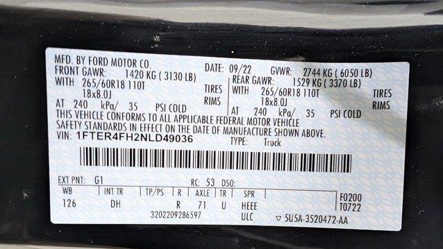 2022 Ford Ranger XL