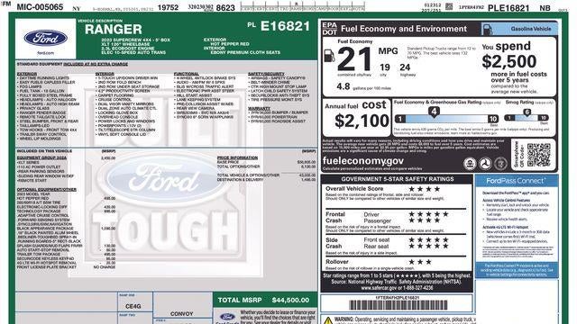 2023 Ford Ranger XL