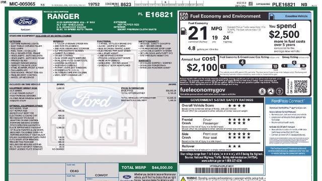 2023 Ford Ranger XL