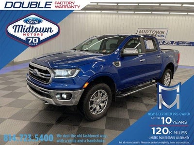 2019 Ford Ranger 4X4 Lariat 4DR Supercrew 5.1 FT. SB