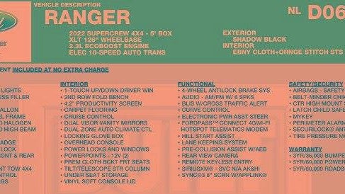 2022 Ford Ranger XL