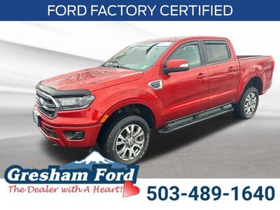 2022 Ford Ranger 4X4 Lariat 4DR Supercrew 5.1 FT. SB