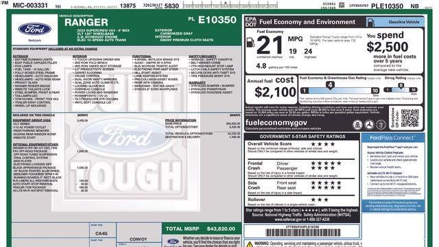 2023 Ford Ranger XLT