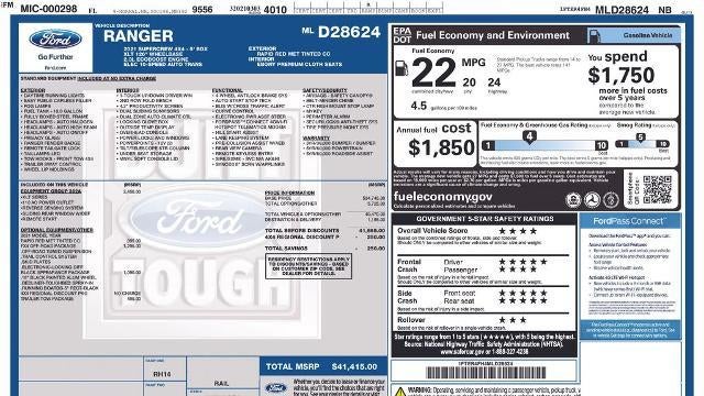 2021 Ford Ranger XL
