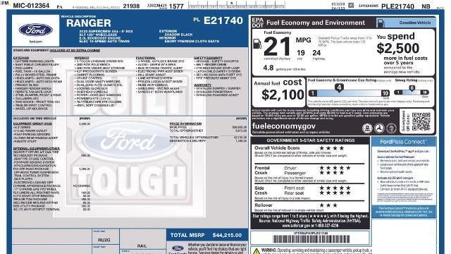 2023 Ford Ranger XL