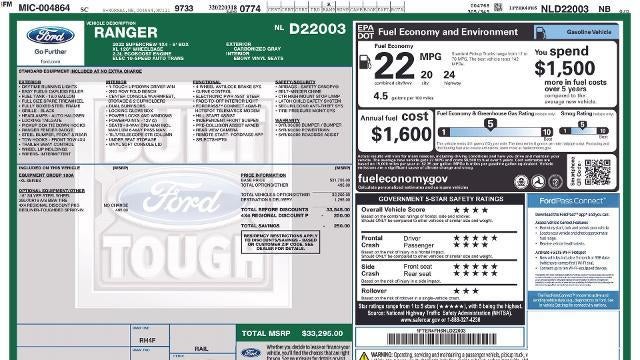 2022 Ford Ranger Lariat