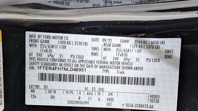 2022 Ford Ranger XL