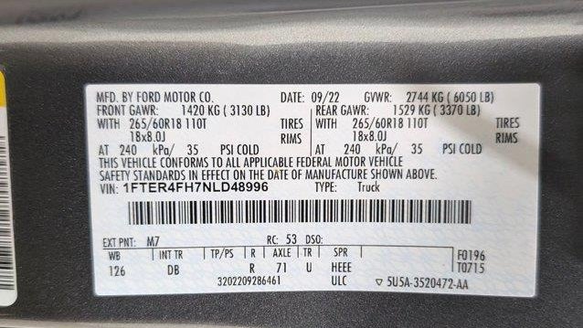 2022 Ford Ranger XL