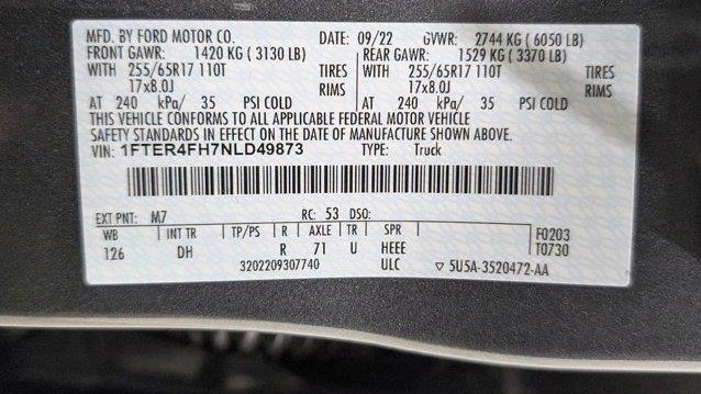 2022 Ford Ranger XLT