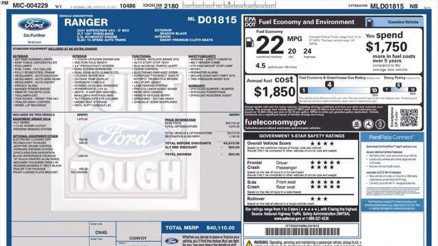 2021 Ford Ranger XLT