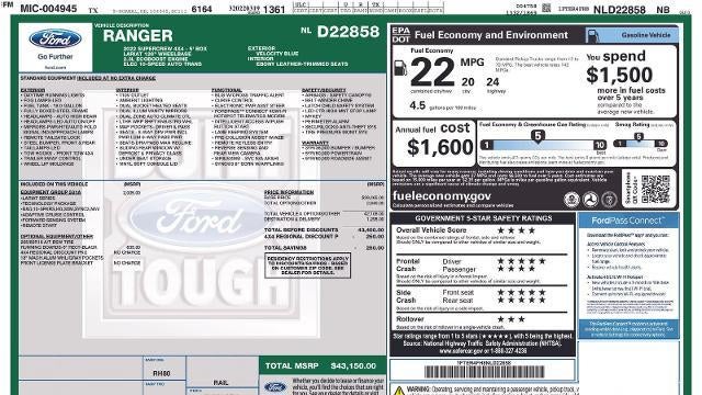 2022 Ford Ranger XLT
