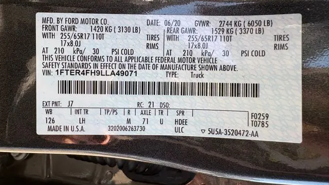 2020 Ford Ranger XLT