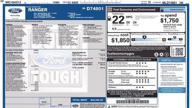 2021 Ford Ranger XLT