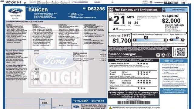 2022 Ford Ranger XLT