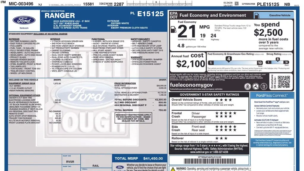 2023 Ford Ranger XLT