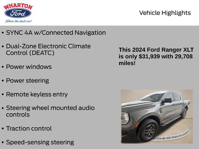2024 Ford Ranger - $31,939