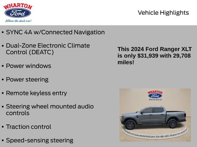 2024 Ford Ranger - $31,939