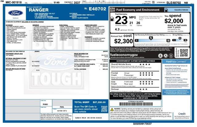 2025 Ford Ranger - $34,000