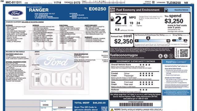 2026 Ford Ranger XLT