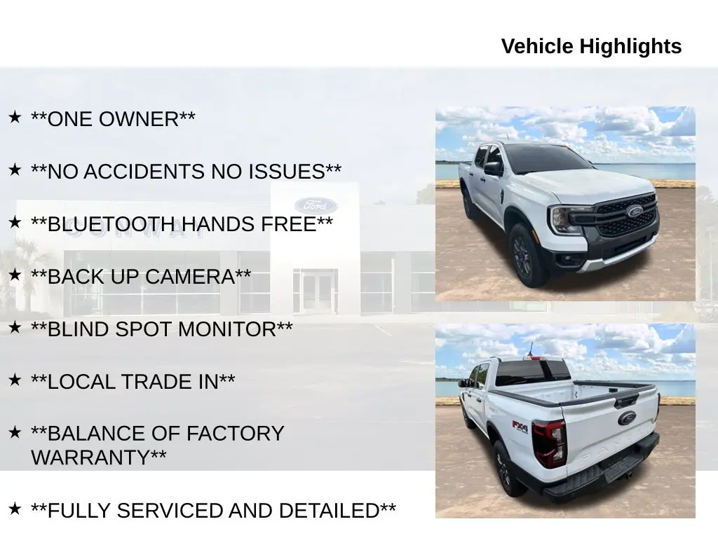 2025 Ford Ranger - $37,998