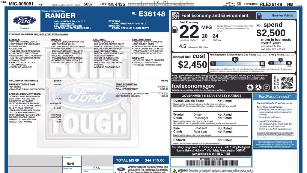 2024 Ford Ranger XLT
