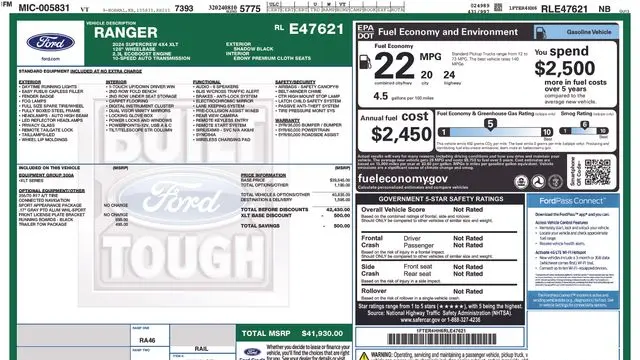2024 Ford Ranger XLT
