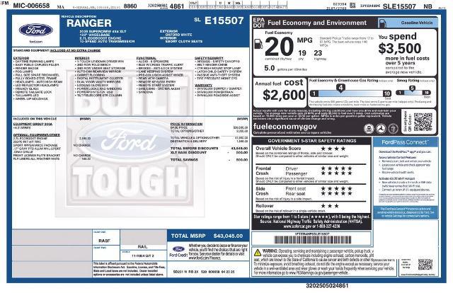 2025 Ford Ranger - $40,995