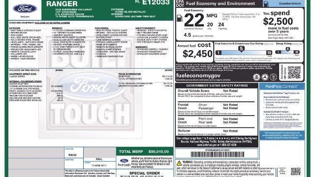 2024 Ford Ranger Lariat