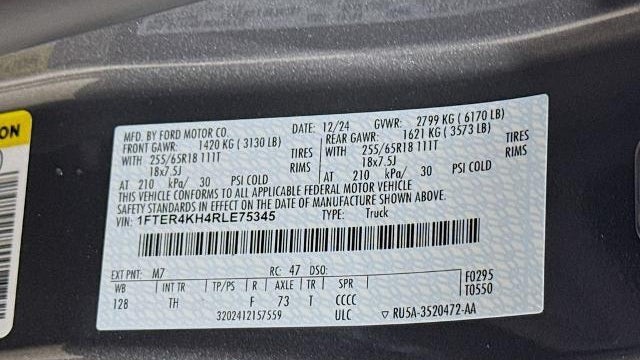 2024 Ford Ranger Lariat