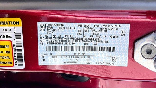 2025 Ford Ranger Lariat