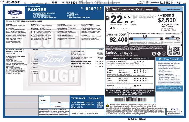 2025 Ford Ranger Lariat — photo 1 of 9