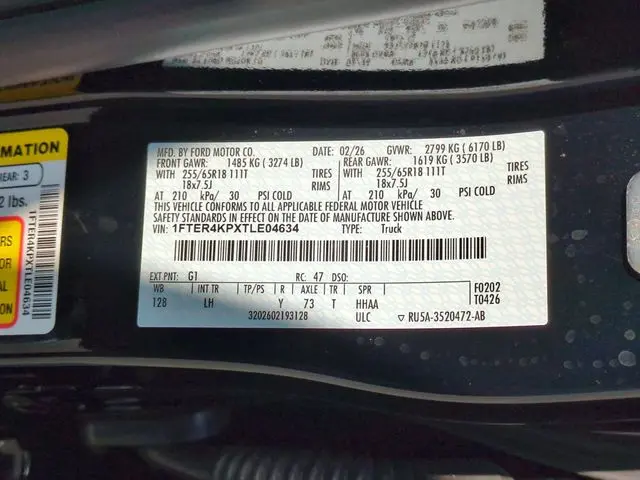 2026 Ford Ranger - $47,529