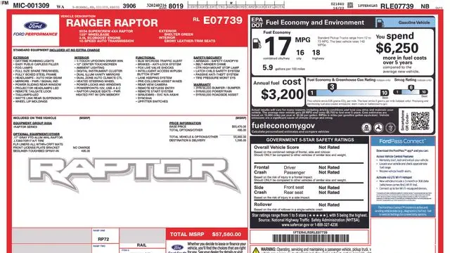 2024 Ford Ranger Raptor