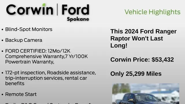 2024 Ford Ranger Raptor
