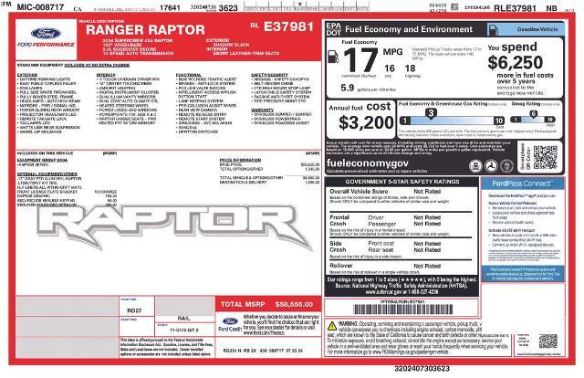 2024 Ford Ranger - $58,585