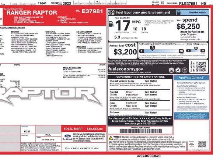 2024 Ford Ranger Raptor