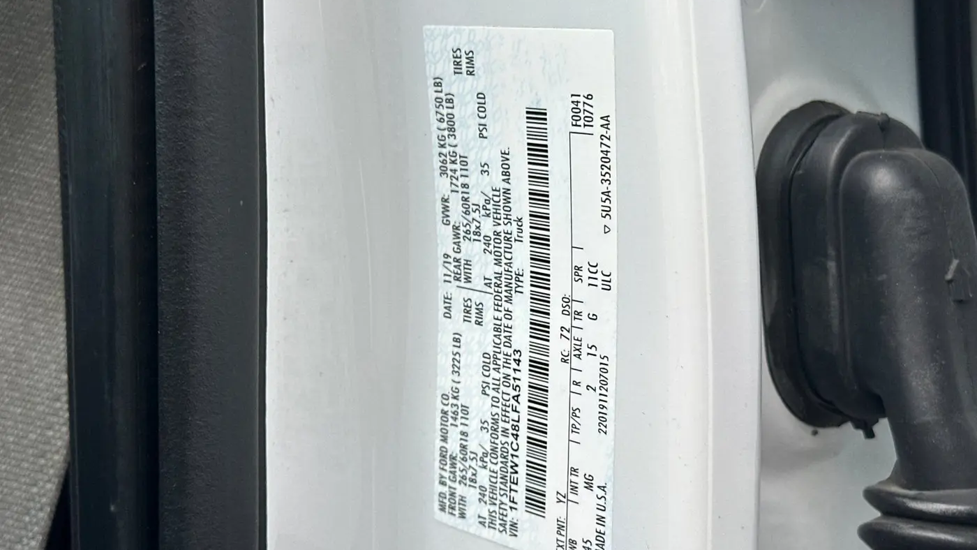 2020 Ford F-150 XL