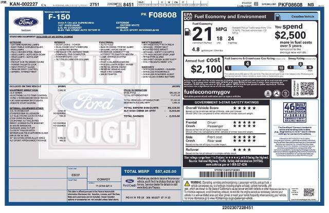 2023 Ford F-150 - $38,485