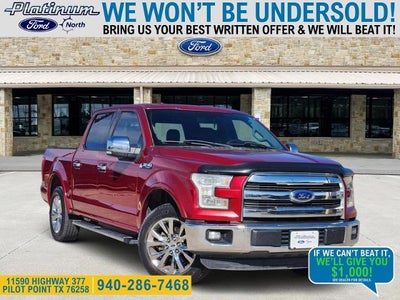 2016 Ford F-150 4X2 Lariat 4DR Supercrew 5.5 FT. SB