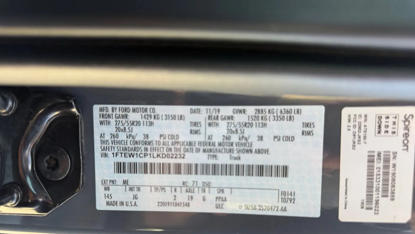 2020 Ford F-150 Lariat