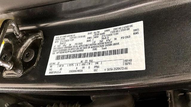 2020 Ford F-150 XL