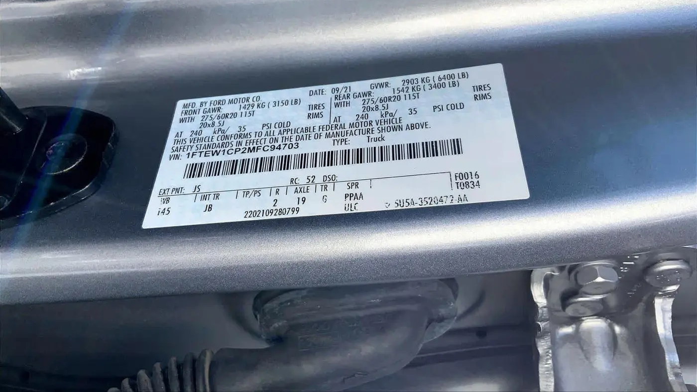 2021 Ford F-150 XL