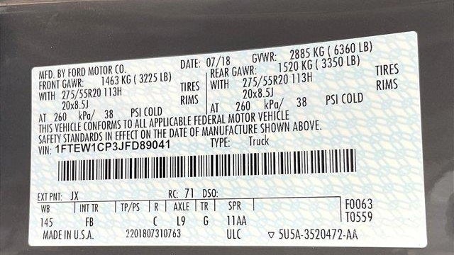 2018 Ford F-150 XLT