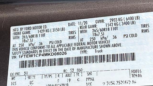 2021 Ford F-150 XL