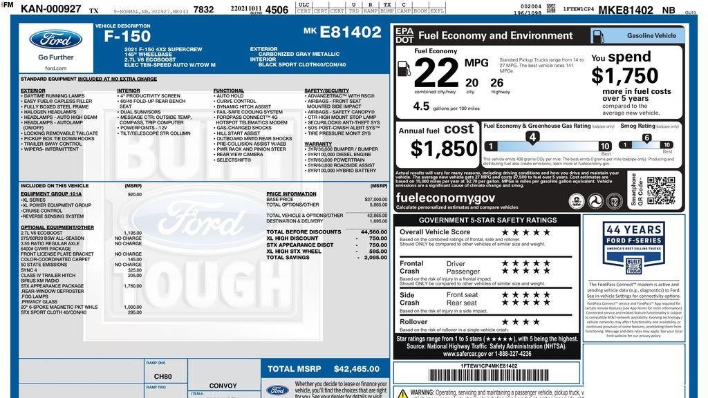 2021 Ford F-150 XL