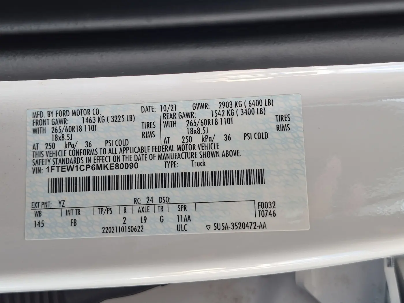 2021 Ford F-150 - $29,865