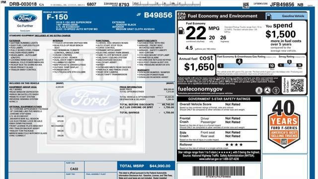 2018 Ford F-150 XLT