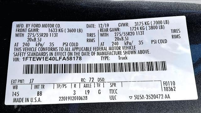 2020 Ford F-150 XL
