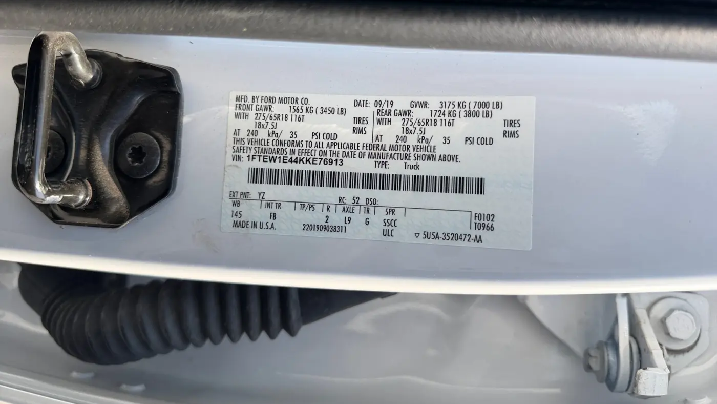 2019 Ford F-150 XL